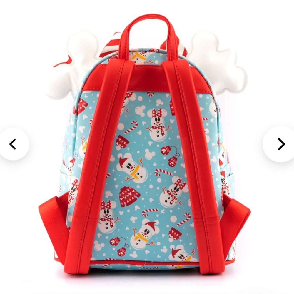 Loungefly: Disney - Minnie and Mickey Snowman Mini Backpack and Headband Set - Picture 3 of 7